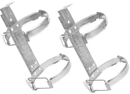 OSALADI Feuerlöscherhalterung Aus Eisen 3/4 Kg Ohne Schrauben Diebstahlsicher Platzsparend Wandhalterung 2 Stück Für Feuerlöscher