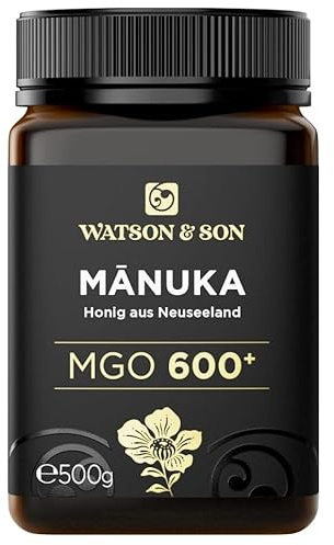 Black Label Watson & Son Manuka Honey Mgs16+ 500G 1.1Ib NET Mgo600