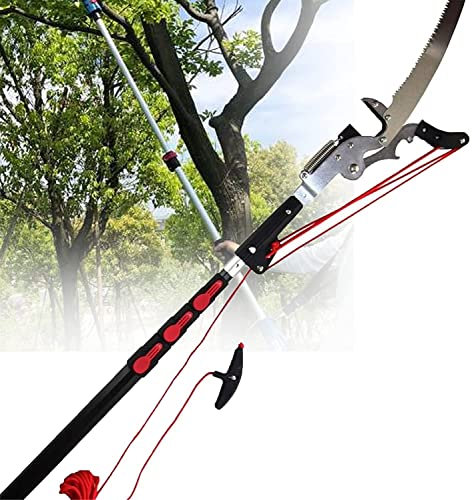 GLMGBP Telescopic Tree Pruners, Professional Telescopic Pole Saws Height Extendable Pruning Saw Gardening Branch Saw Loppers Cutter, Trimmer Tools for Trimming Branches and Leaves 18FT