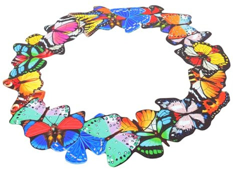 Toyvian Adorno De Pared De Metálicas Decoración Colorida De Hierro Accesorio Para Jardín y Sala De Estar Arte De Pared Único y Atractivo