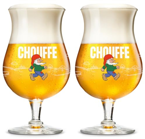 LA CHOUFFE Beer Glass - 330 ml - 2 Pieces