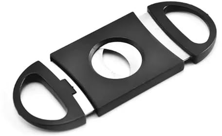 Coupe-cigare Portable En Acier Inoxydable, Coupe-cigare Classique En Métal, Guillotine, Ciseaux À Cigares, Cadeau, Perforateur, Couteau De Coupe(1pcs-Black)