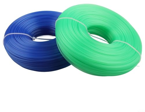 Trimmerfaden Pack 1 6mm Nylon 200m Gesamtlänge für Rasen- und Gartentrimmer