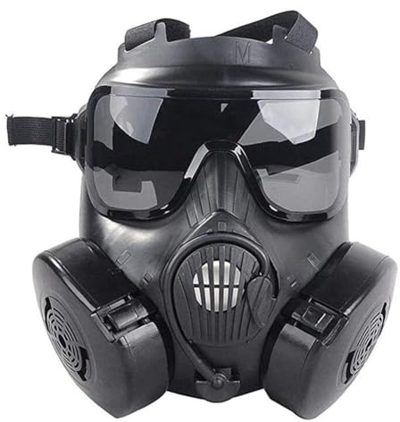 Bankeep Vollmaske M50 Kopfmaske Vollgesichts Ventilative, gewidmet öffentlichen Sicherheit Schutz, Schutz mit Filterkaste Reusable Sicherheit für militärische Enthusiasten