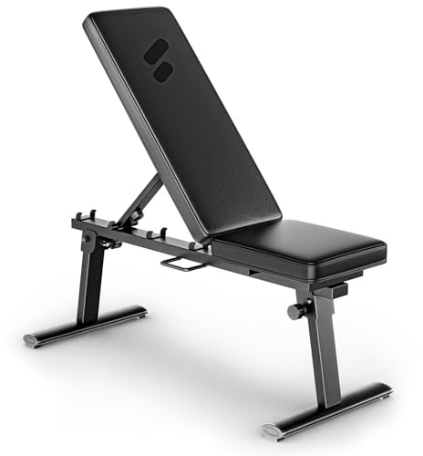 Sportstech Hantelbank verstellbar, Multifunktion Training Fitnessbank, kompatibel mit sGym Pro, 220 kg belastbar, Ganzkörpertraining, Bauchtrainer, Schrägbank, klappbar, sGym Bench