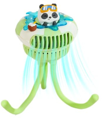 Genérico Ventilador Portátil para Cochecito de Viaje | Ventilador de 3 Velocidades con Pinza para Silla de Auto Infantil | Accesorio Silencioso Para Viajes Cuna Silla Auto Ruedas Camping Dormitorio