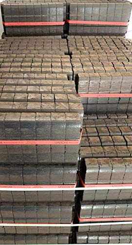 Riscaldamento professionale, 25 kg di lignite di carbone | fasci bricchette | stufa | camino - alto contenuto energetico e quindi emissione di calore molto elevata