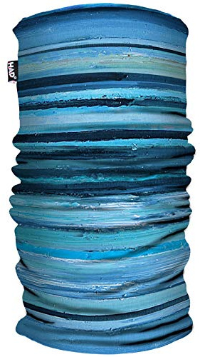 H.A.D. Printed Fleece Tube Kids Blau, Kinder Schals und Halstücher, Größe One Size - Farbe Sea Salt