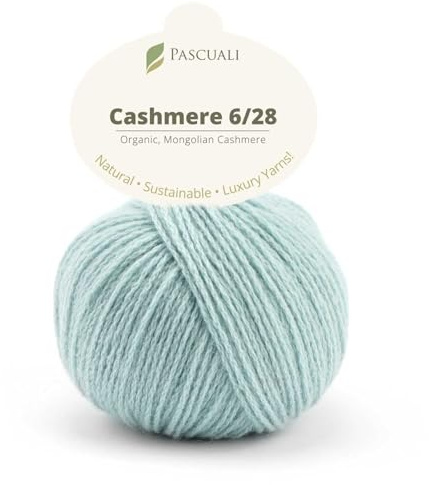 25 g Pascuali Cashmere 6/28 | 100% Kaschmirwolle Bio Kaschmir zum Stricken und Häkeln, Farbe:Horizont 50