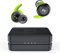 Monster - Champion Airlinks - Écouteurs sans Fil - Oreillettes Bluetooth Intra-Auriculaires - Réducteurs de Bruit - Résistent à l'eau - Batterie 2600 mAh - Jusqu'à 100 Heures d'Autonomie - Noir