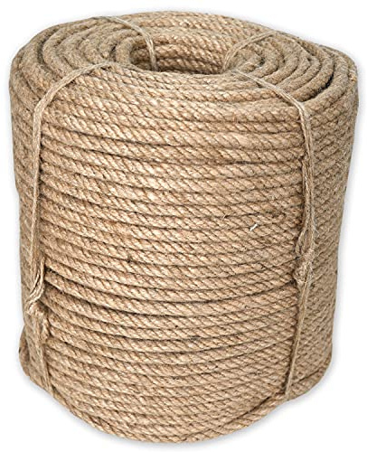 Nurtextil24 Sisalseil für Kratzbaum 10mm (15 Meter) Juteseil Natur Seil Mehrzweckseil Jute Sisal Schnur Kratzbaumseil