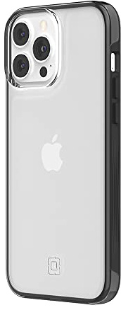 Incipio Organicore Clear Case Compatible with Apple iPhone 13 Pro Max [100% Compostable & Vegetable Materials] 4.2 m Dropproof I Qi & MagSafe Compatible I Slim Case Black/Transparent
