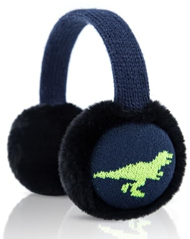 SEYUFN Cache-oreilles Filles Chauffe Oreilles en Peluche Douce pour Enfants Couvre-oreilles Réglables Jolis Cache-oreilles d'Extérieur Cache-Oreilles Chaud Hiver (A-marine Vert)