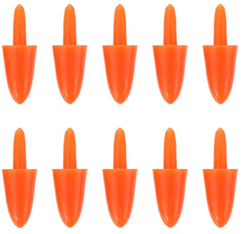 Craft 200pcs Snowman Nose, Plastic Carrot Nose Set Novelty Christmas Snowman Kit Xmas Party Supplies for Winter Outdoor DIY Making Accessories Nativity Accessories