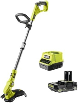 RYOBI Pack Coupe Bordures - Dresse Bordures OLT1832-18V One+ - 1 Batterie 2.0Ah - 1 Chargeur Rapide
