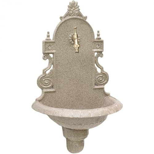MetallWeb® Gartenbrunnen, Wandbrunnen Verona, in unterschiedlichen Farben (Granit-Effekt)