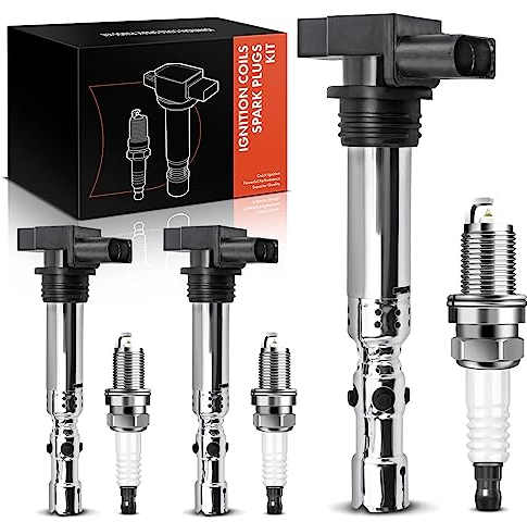 Frankberg 3x Zündspule+3x Zündkerze Kompatibel mit Ibiza III 6L1 BBM 2007-2008 Fabia I 6Y2 AWY/BMD 2001-2007 Polo 9N AWY/BMD 2002-2009 Replace# 03D905115