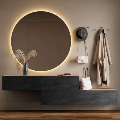 Planetmöbel Flur Möbel Garderobe 2X 160 cm Hängeschrank | Kompaktgarderobe, Garderobenschrank schmal mit Klappe, Dielenschrank mit Stauraum, Wandgarderobe hängend / stehend