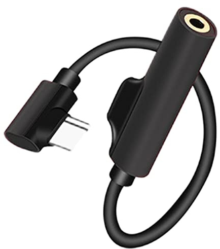 Pekoluta Adattatore Jack per Auricolari USB C,Adattatore per Cuffie e Caricabatterie da USB C a 3,5 mm | Cavo Adattatore da USB C ad Audio, Adattatore DAC USB Tipo C per la Maggior Parte