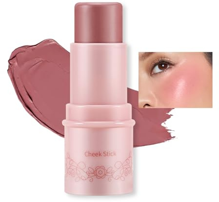 Boobeen Creme Erröten Stick Makeup für Wangen, Multi-use Makeup Matte Wange Wand Blusher Leicht zu mischen, Lang Anhaltende Natürliche Dewy Finish für strahlende