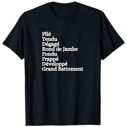 Ballettstange zum Aufwärmen, Ballerina, Tänzerin, Plie Tendu Grafik T-Shirt