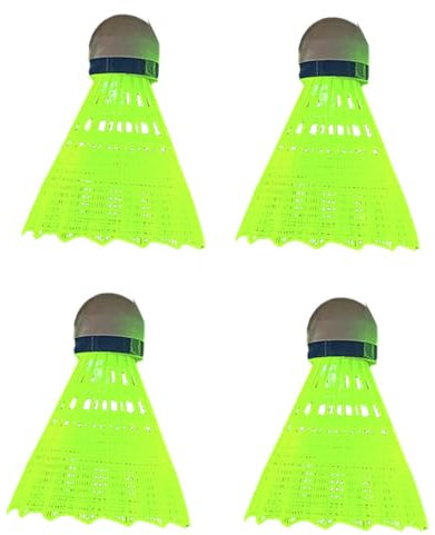 AALLYN Led Federball | Stabile Badminton-Federbälle mit Beleuchtung - Rebound-Badminton für die Indoor-Outdoor-Spielschule, Badminton-Zubehör, Glow Badminton