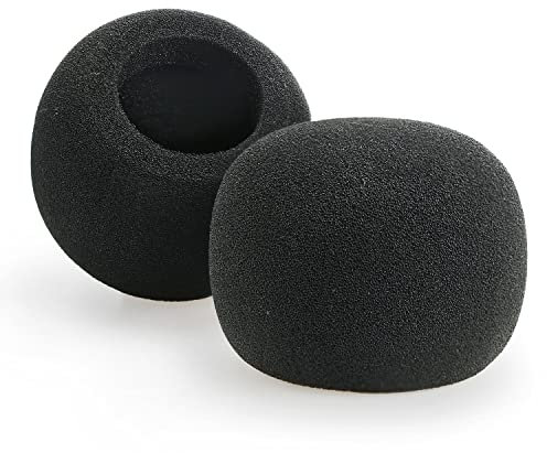 Housse de microphone pour ZOOM H1, Housse de microphone en mousse, bonnette anti-vent pour microphone en mousse, noir
