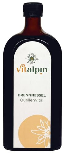Hynolia Naturprodukte - Brennnessel Tonikum Drink 500 ml Glas - Pflanzen-Extrakt aus Brennnessel, Birkenblatt, Löwenzahn, Zinnkraut, Bitterorangen & Mate (Serie QuellenVital) Alkoholgehalt: 16,2%