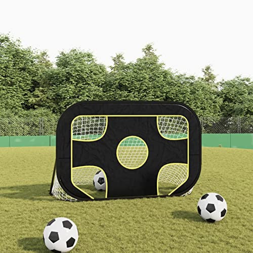 LAPOOH Fußballtor mit Torwand, Fussballtor, Fussballtore Für Garten Child, Fußballtore Draußen Child, Torwand, Fußballtor Child, Fussballtore, Football Goal, 120x80x80 cm Polyester