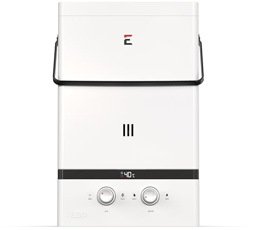 Eccotemp Luxé 10 LPM Scaldabagno istantaneo portatile per esterni, 50 mbar