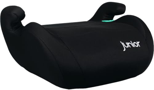 Kindersitzerhöhung ECE R129 Autositz für Kinder Sitzerhöhung Auto I-Size Kindersitz (SCHWARZ)