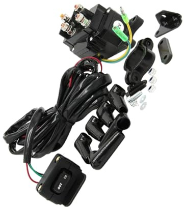 Luxshiny 1satz Fahrzeug Elektromagnetisches Relais Kontaktor Für Utv Atv Und Pkw Stromversorgung Für Elektrische Windensteuerung Installieren Und Einsetzbar