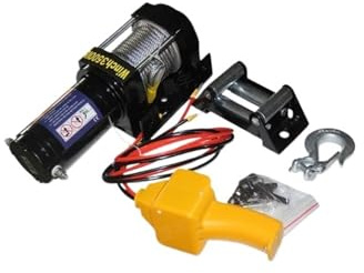 12V 24V 1587kg 1.2KW 4m/min Verricello elettrico montato su auto Verricello elettronico for auto for fuoristrada Verricello freno elettromagnetico(12V)