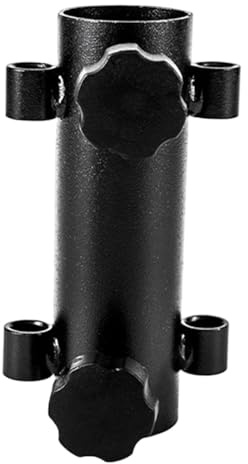 Harilla Awning Zeltstange Halterung Ständer Winddichte Plane Stangen Fixierer Zubehör aus Robustem Stahl für Camping Reisen Freizeit 12.2cm