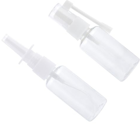 Flacons de Nettoyage des Cavités Nasales Bébé 2 Pièces 30ml Pet | Design Portable, Opération Sûre, pour Cavité Nasale et Nez, Outils de Rinçage Nasal Pratiques