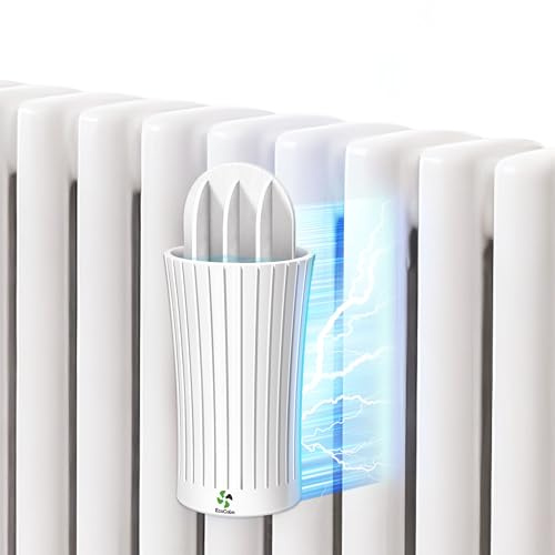 ecoCalm Magnetischer Luftbefeuchter Heizkörper mit Baumwollpad, Leiser und vasenförmiger Luftbefeuchter Heizung mit Magneten, Bruchfester Wasserbehälter für verschiedene Heizkörper geeignet