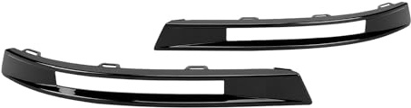 Oreilet 2 Stück Nebelscheinwerfer-Zierleiste, Tagfahrlicht-Zierblende, Nebelscheinwerfer-Zierleiste für W204 AMG C63 2011–2014 204 885 3174 (L), 204 885 3274 (R) (glänzend schwarz)