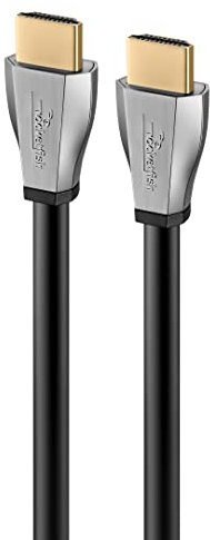 Rocketfish 50' 4K UltraHD/HDR In-Wall Rated HDMI Cable - Supports 4K Ultra HD, Dolby Atmos, HDR & Dolby Vision - Compatible with TV, UHD Blu-ray Player, Gaming Console