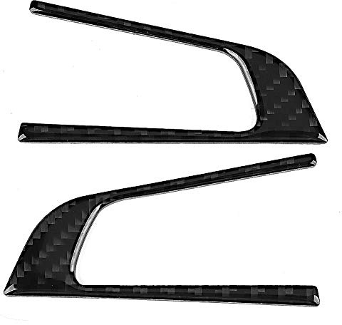 Pulsante decorativo volante 2 pezzi rivestimento decorativo in fibra di carbonio adatto per 2017-2019