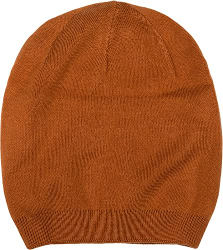 styleBREAKER Unisex Feinstrick Beanie Doppellagig | Wintermütze mit Rippbündchen, elastischer Gummizug, 26 cm Höhe, für 54-59 cm Kopfumfang. Wärmend ohne Fleece.