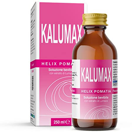 KALUMAX, Sciroppo Fluidificante Antinfiammatorio con Estratto di Lumaca, Gusto Lampone, per Tosse Secca o Grassa, adatto a Bambini e Adulti - 250 ml