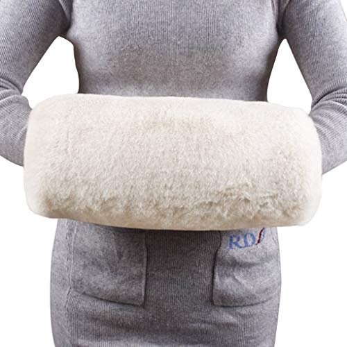 Unisex Winter Warmer Handwärmer Künstlicher Plüsch Handwärmer Kissen Verdickt Armwärmer Bequem Handmuff Weiche Handwärmertasche für Erwachsene, Kinder