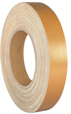 KS24 Products Gaffer Tape beige, 12 mm x 50 m | Premium Gewebeklebeband, stark klebend & wiederablösbar