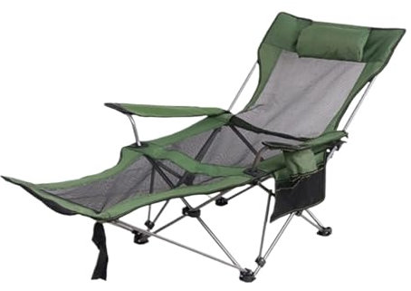 BOGAZY Campingstuhl Outdoorstuhl Campingstuhl Sitzen Und Liegen Dual-Purpose Klappstuhl Tragbarer Angelsitz Mit Rückenlehne Klappstuhl Faltstuhl Angelstuhl(A)