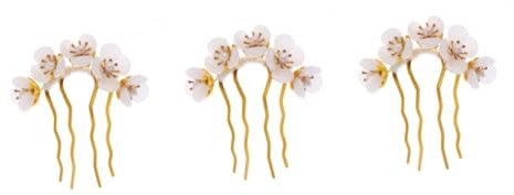 MERRYHAPY 3stücke Blumen Haarnadel Für Frauen Antike Chinesische Haarschmuck Mit Perlen Und Blütenblättern Für Hochzeiten Cosplay Und Täglichen Gebrauch Elegant Und Auffällig