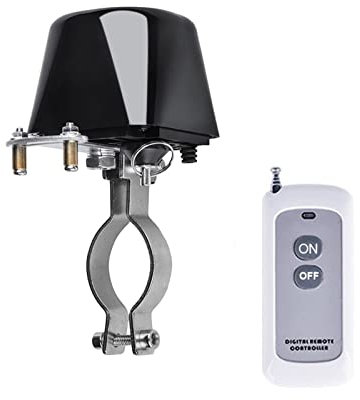 Válvula de agua inteligente Detector de gas de producción Controlador de válvula automática Válvula de gas/válvula de agua Manipulador de control remoto inalámbrico Ambientes humanizados(DN15 bracket)