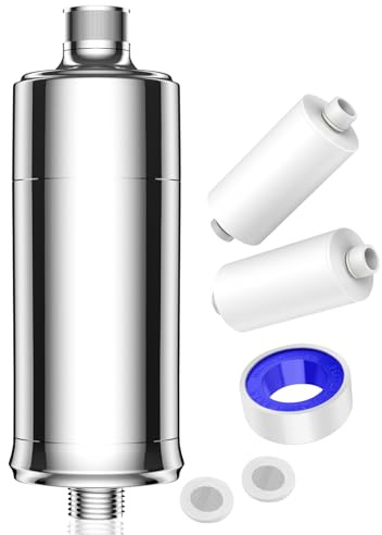 Digiroot 32 Stage Filtration Shower Head Filter with Replaceable Cartridge | Shower Filter for Hard Water, Filtration Capacity 20,000 litres, Removing Chlorine and Heavy Metals