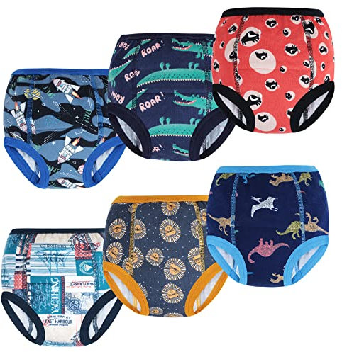 MOEMOE BABY Töpfchen Trainingshose Kinder 6 Stück Baby Trainingshosen Töpfchen Unterwäsche für Jungen 8 Jahre