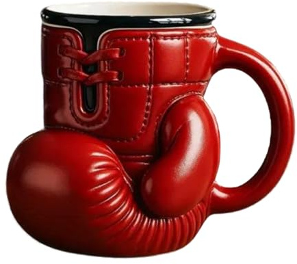 Coppa per guantoni da boxe - Coppe a tema sportivo colorate | Guanto da boxe riutilizzabile per tazza da tè | Scrivania portatile portatile con contenitore d'acqua divertente per viaggi all'estu