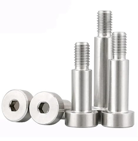 UZAMIRLEX Tornillos Perno, Tornillos hexagonales con Hombro posicionado de Acero Inoxidable 304 M6 M8 (Paquete de 44) en Varios tamaños(D8x20mm M6(2PCS))